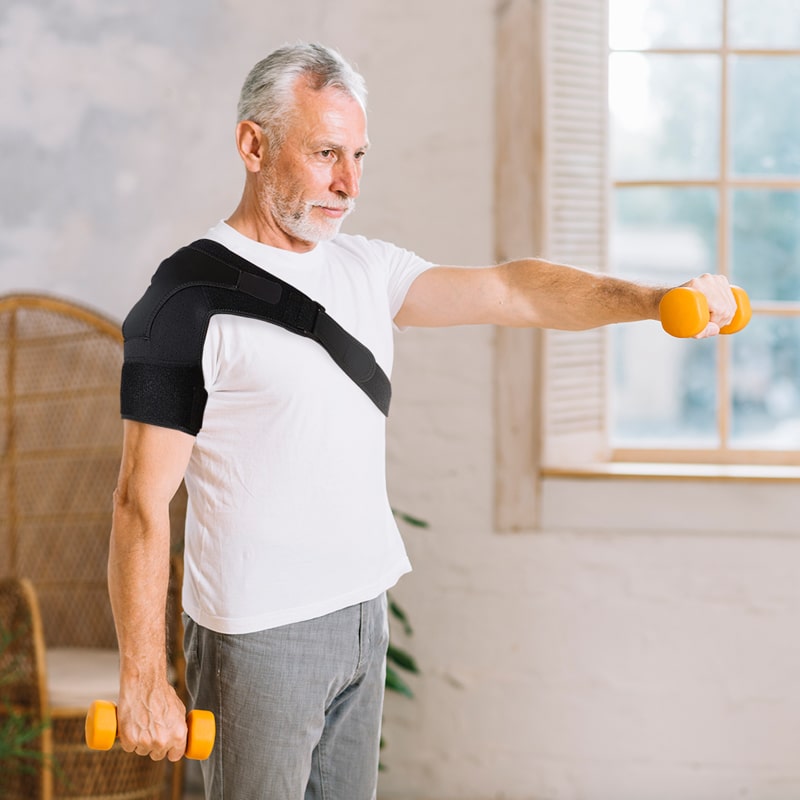 Behagelig skulderbandage – FlexiShoulder