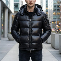 Steppjacke Mit Glanzoberfläche - Mick