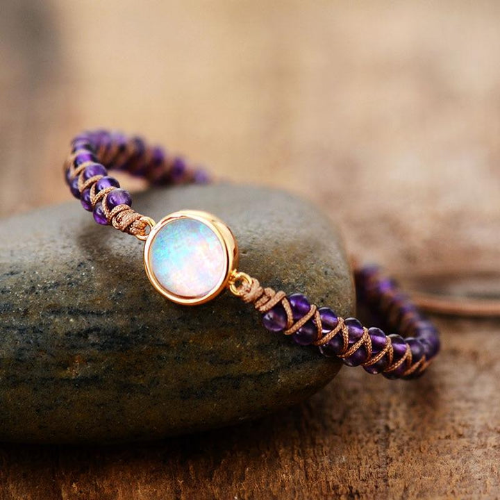 Pulsera de sanación de amatista - Serenya