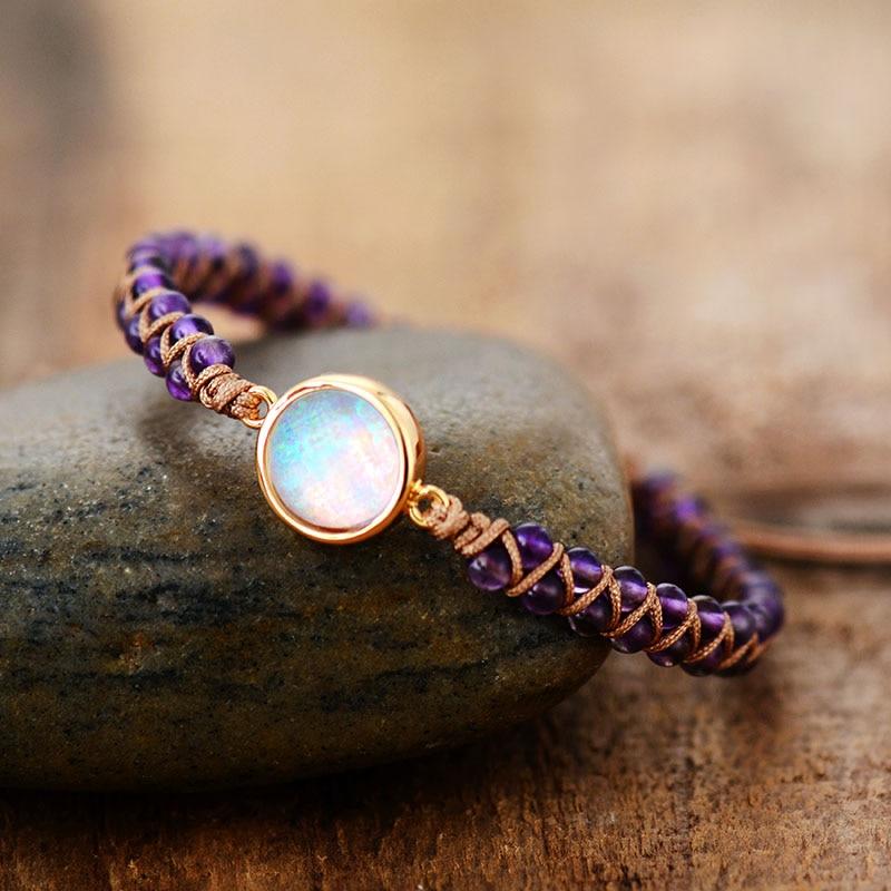 Pulsera de sanación de amatista - Serenya