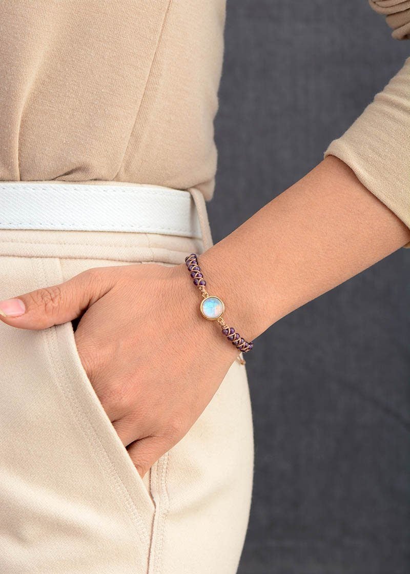 Pulsera de sanación de amatista - Serenya