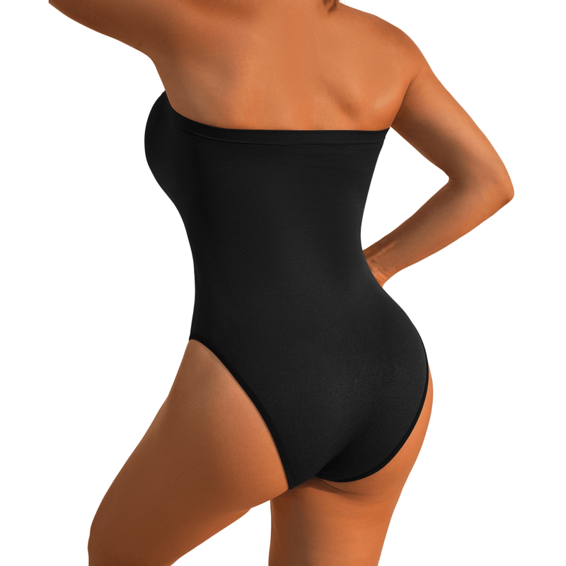 Nahtloser trägerloser Shaping-Body mit Slip – Élise