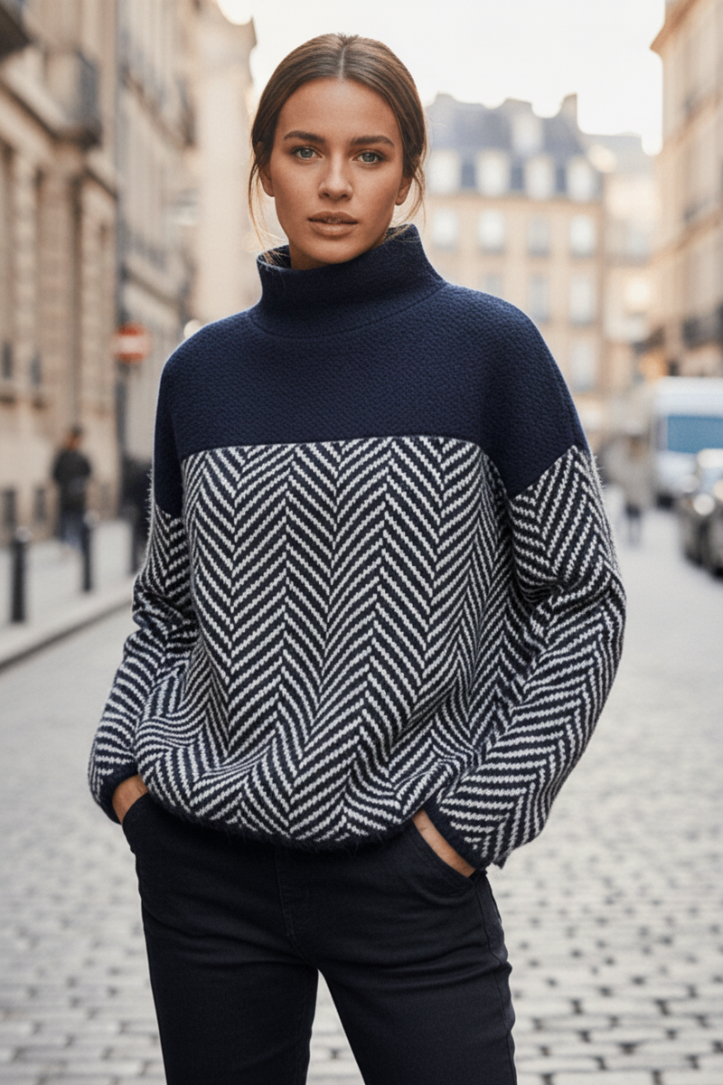 Strickpullover Mit Stehkragen - Felina