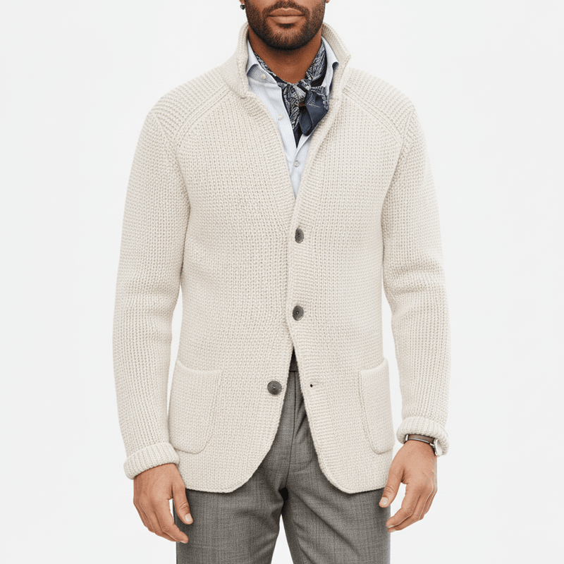 Strukturierter Strickjacke Mit Langen Ärmeln - Lennox