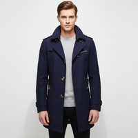 Strukturierter Trenchcoat Mit Schulterpolster - Warren