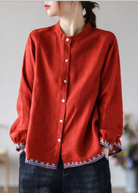Women's Embroidered Autumn Top – Yara