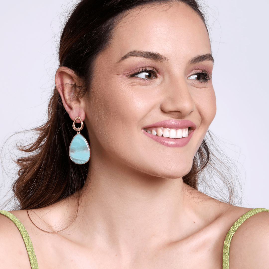 Tropical Amazonite Earrings - Amara
