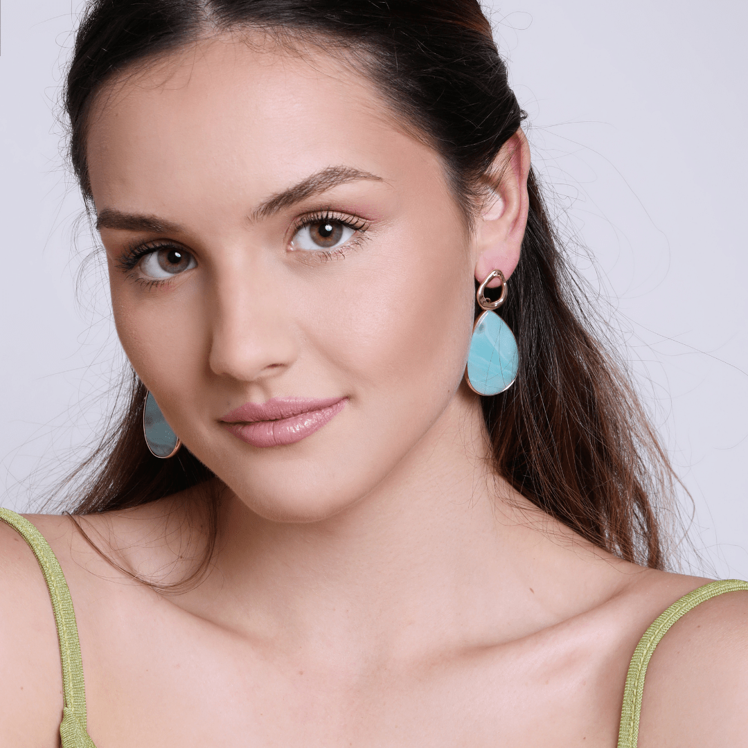 Tropical Amazonite Earrings - Amara