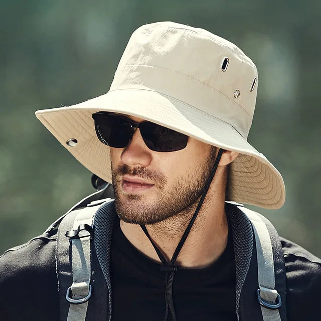 Herre sommer fiskerhatt med UV-beskyttelse – Bram