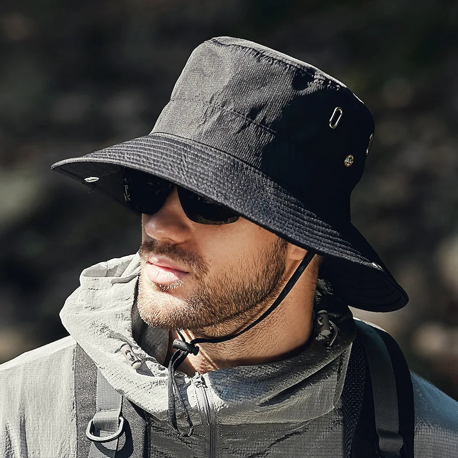 Herre sommer fiskerhatt med UV-beskyttelse – Bram
