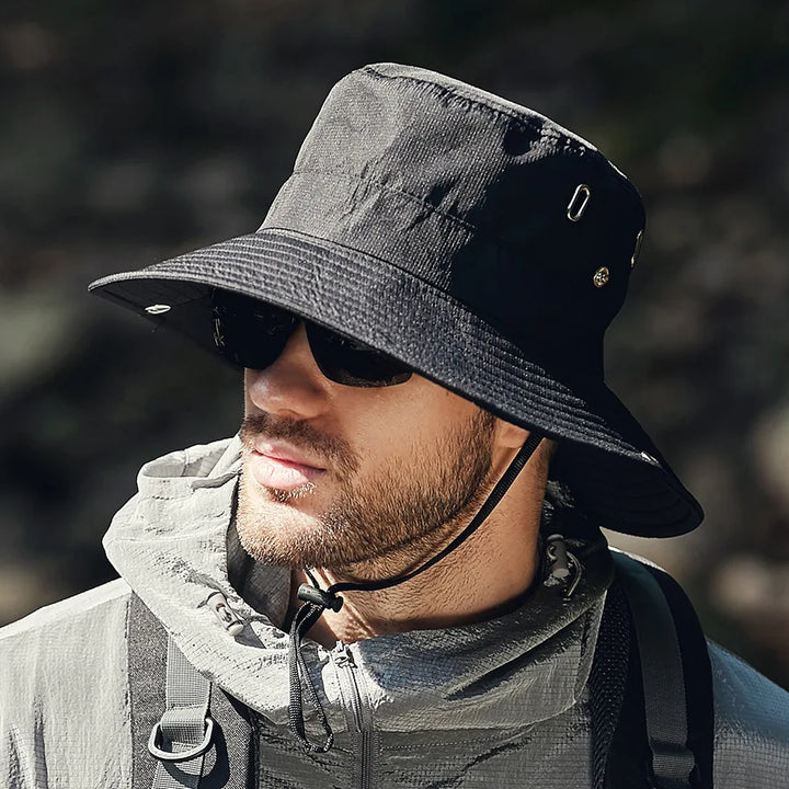 Herre sommer fiskerhatt med UV-beskyttelse – Bram