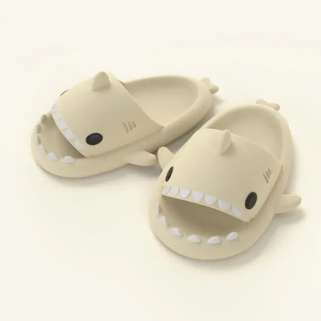 Unisex Lightweight Summer Slippers with Shark Design – FinSteps