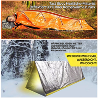 Waterproof Emergency Sleeping Bag – SurvivalShield Bivy