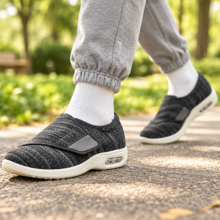 Bequeme Schuhe mit extra Platz und Mesh – ComfortEase