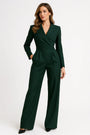 Taillierter Blazer-Jumpsuit Mit Weitem Bein - Luisa