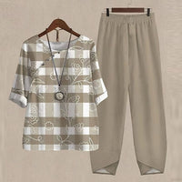 Elegant 2-Piece Spring and Summer Set - LenaDuo