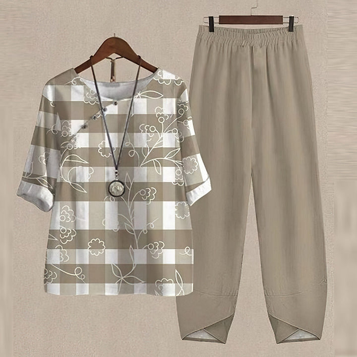 Elegant 2-Piece Spring and Summer Set - LenaDuo