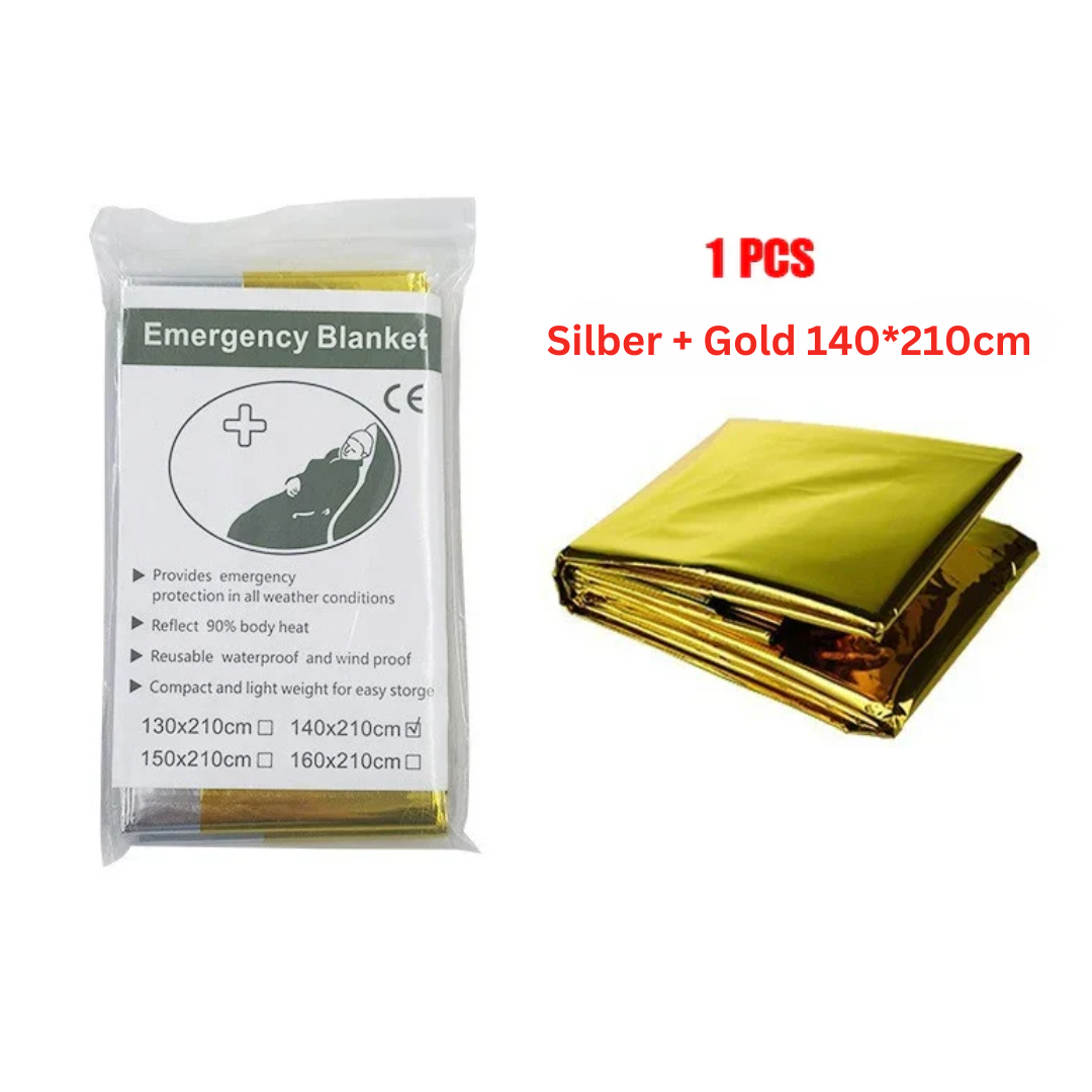 Multifunctional Emergency Blanket and Insulation Blanket - ThermaShield Poncho