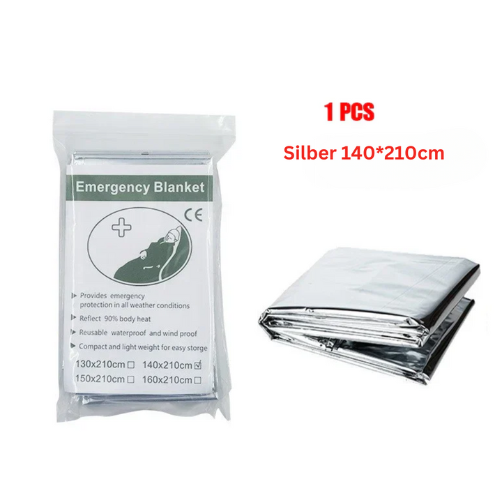 Multifunctional Emergency Blanket and Insulation Blanket - ThermaShield Poncho