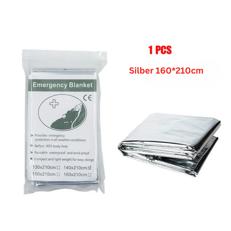 Multifunctional Emergency Blanket and Insulation Blanket - ThermaShield Poncho