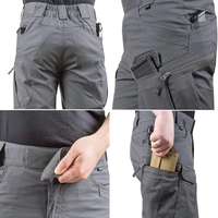 Herren Outdoor Shorts mit 6 Reißverschlusstaschen - FlexTrek Cargo Shorts