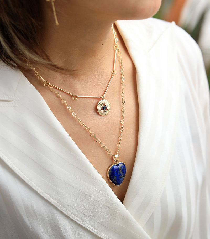 Protective Lapis Necklace - Althea