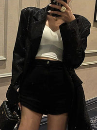 Glitrende paljettblazer - Celeste