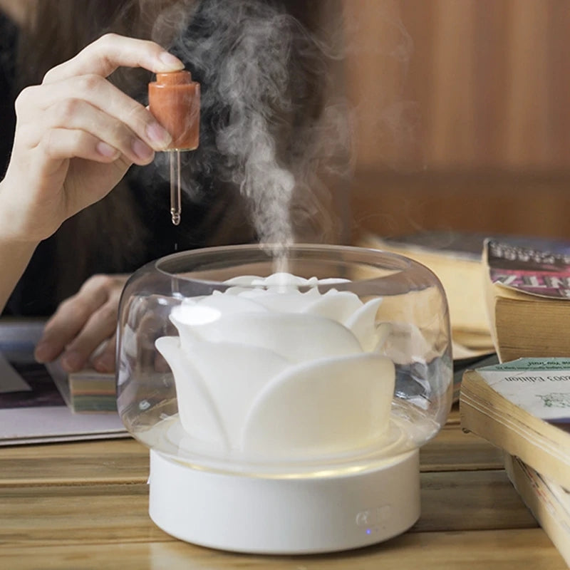 Luxury Aroma Diffuser with LED Lighting – AromaGlow