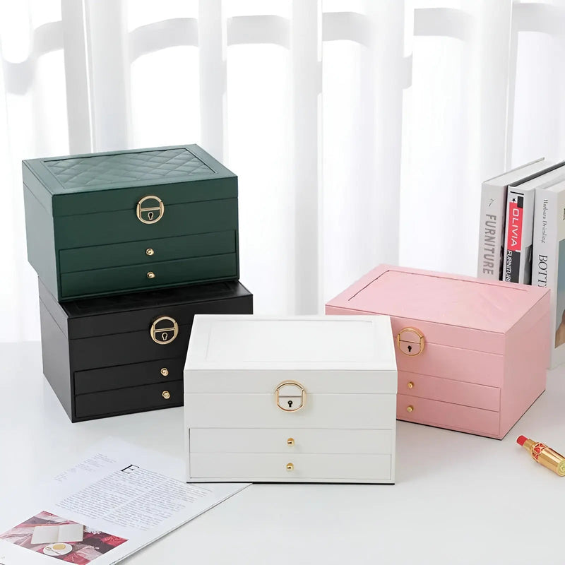 Luxurious Multi-layer Jewelry Box – EleganceBox