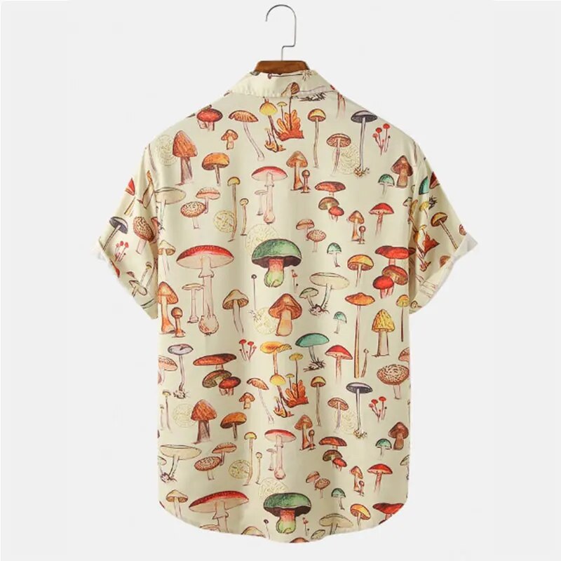 Summer men's shirt with cartoon print – Oscar