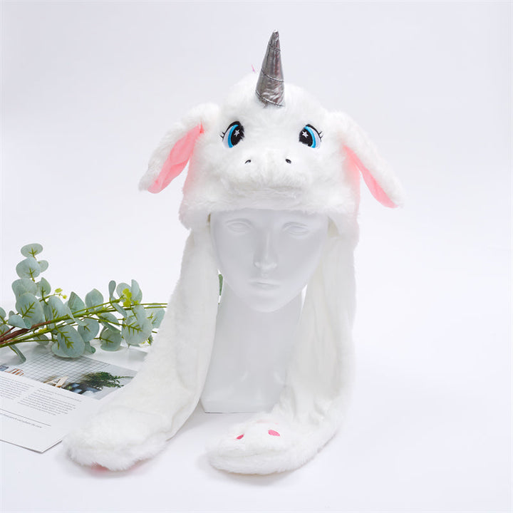 Sød hue med bevægelige ører – BunnyBounce Hat