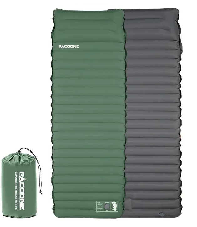 Ultralight self-inflating camping mattress with integrated pump – Eryx