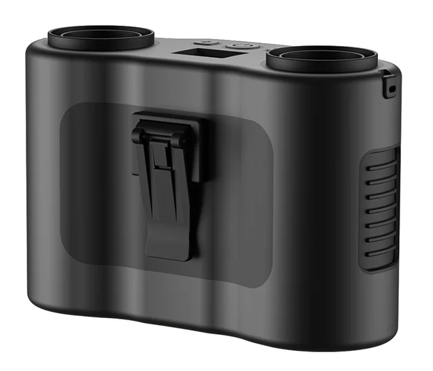 Portable Waist Clip Fan with Two Air Outlets and 20,000mAh Battery – BreezeMate