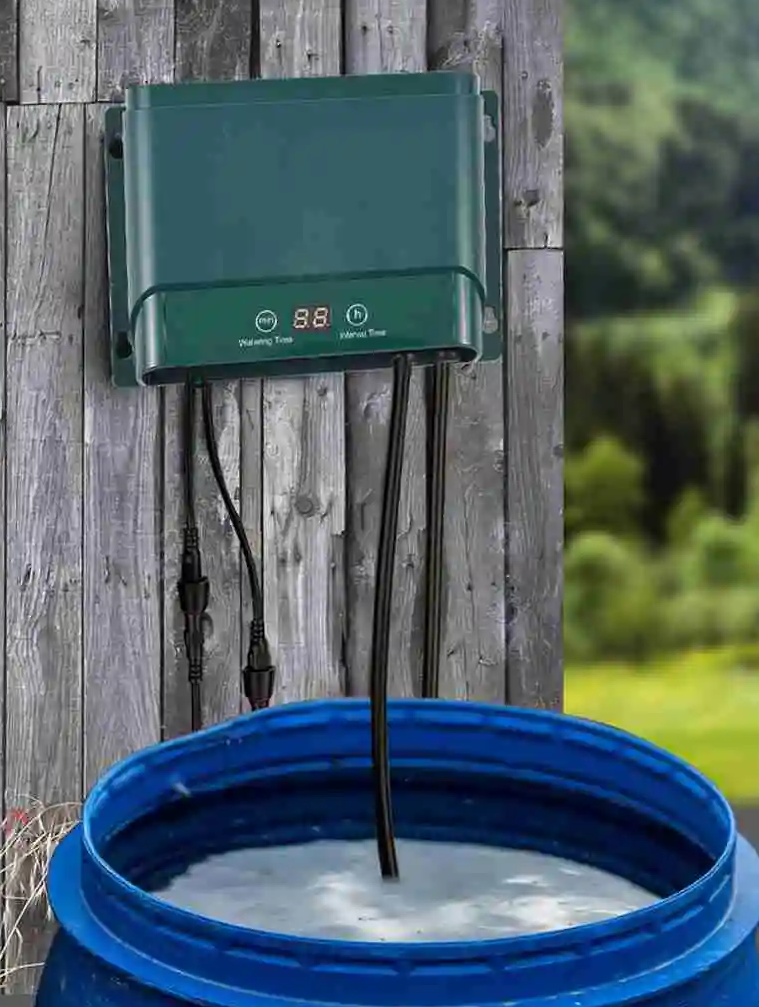 Kit de sistema de riego por goteo solar con riego automático con 30 modos y 7 temporizadores – AquaFlow