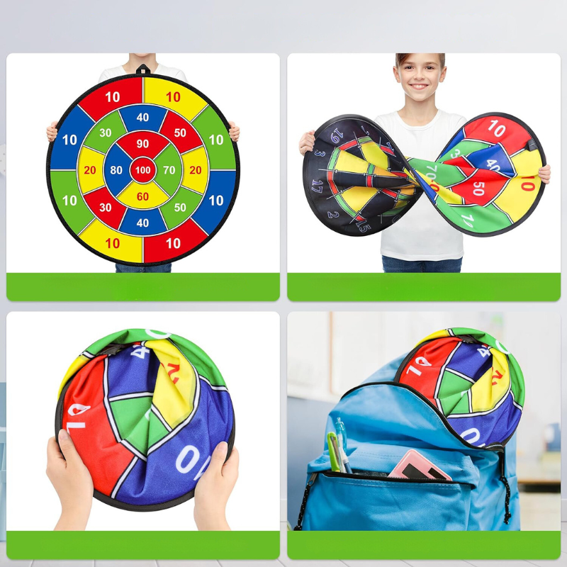 Diana grande para niños con pelotas adhesivas y dardos – PlayTarget