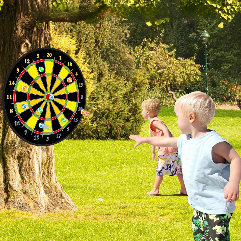 Diana grande para niños con pelotas adhesivas y dardos – PlayTarget