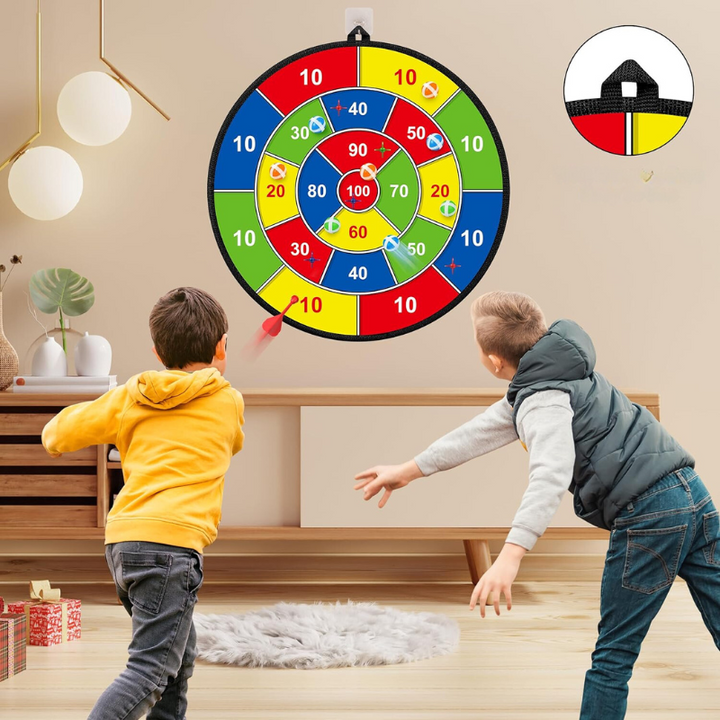 Diana grande para niños con pelotas adhesivas y dardos – PlayTarget