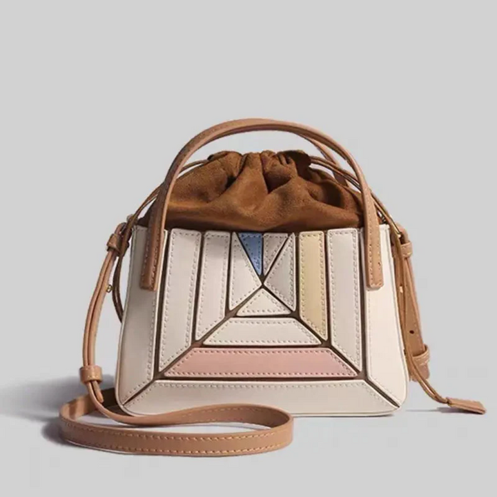 Modern Handbag with Geometric Design - GeoChic