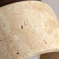 Wabi Sabi Yellow Marble Japanese Ceiling Light - TranquilStone
