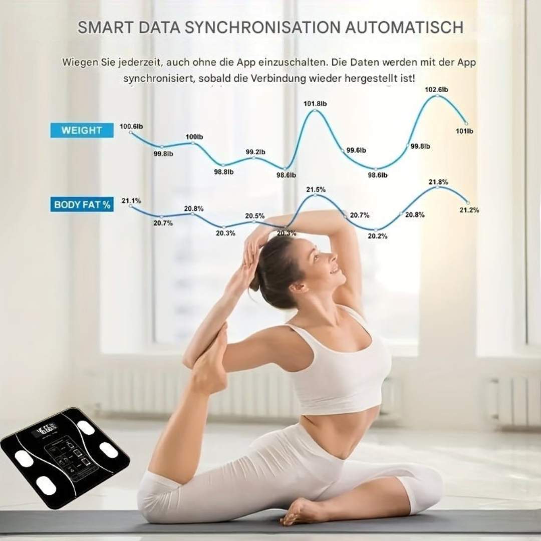 Báscula inteligente con análisis corporal - FitScale
