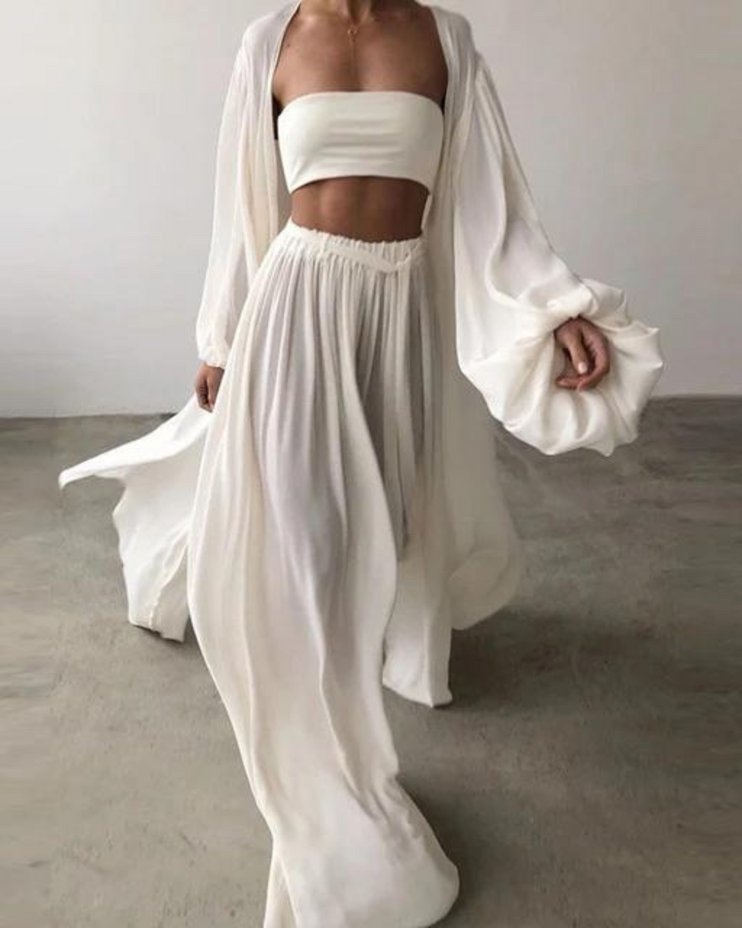 Three-piece summer outfit cotton women – Marla