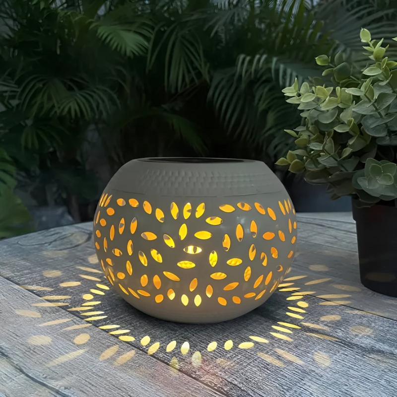 Dotted Solar Garden Lighting - LumoPattern