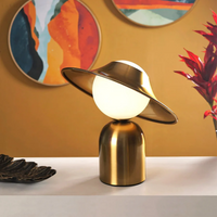 Luksuriøs metalbordlampe – GoldAura