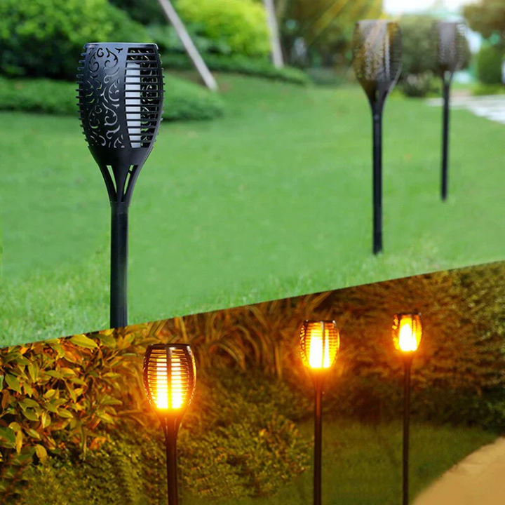 Havelygter med LED-belysning - SolarFlame