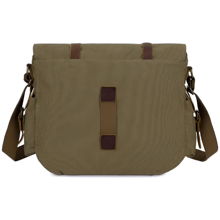 Spacious Men's Canvas Shoulder Bag - UrbanTrail