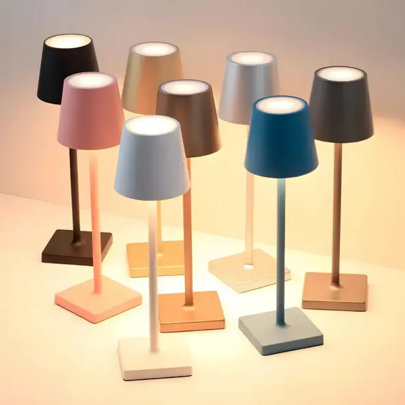 Lámpara de mesa recargable inalámbrica multifuncional - NordicAura