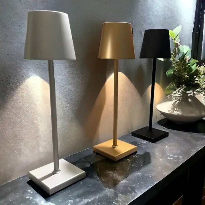 Lámpara de mesa recargable inalámbrica multifuncional - NordicAura
