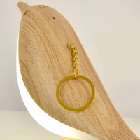 Stilfuld LED-fuglelampe med touchbetjening og aromaterapi - FeatherGlow
