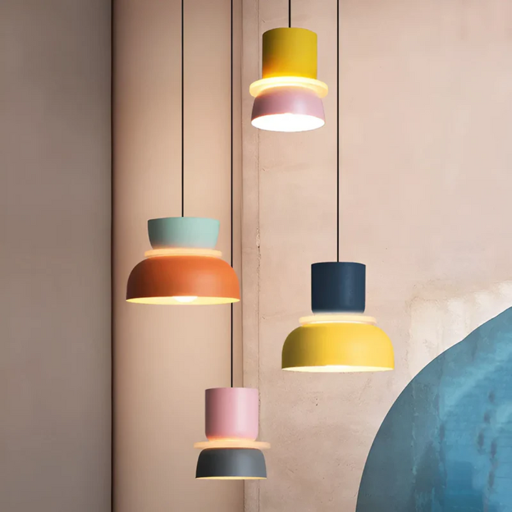 Colorful and Trendy Macaron LED Pendant Light - VividGlow