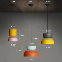 Colorful and Trendy Macaron LED Pendant Light - VividGlow